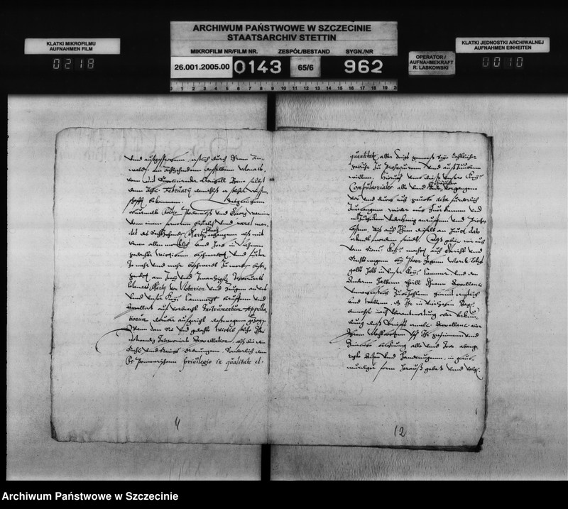 image.from.unit.number "Dorothea geb. V. Puttkamer, Witwe des Nikolaus v. Münchow zu Marsin / Martin v. Kleist zu Dargen: Einweisung in das Leibgeding und Lehngut Möllen."