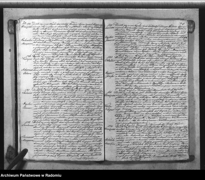 Obraz 19 z jednostki "Książka Duplikat Parafii Wysoka w powiecie Szydłowieckim Obwodzie Opoczyńskim Gubernij Sandomierskiej rok 1837 sporządzona"