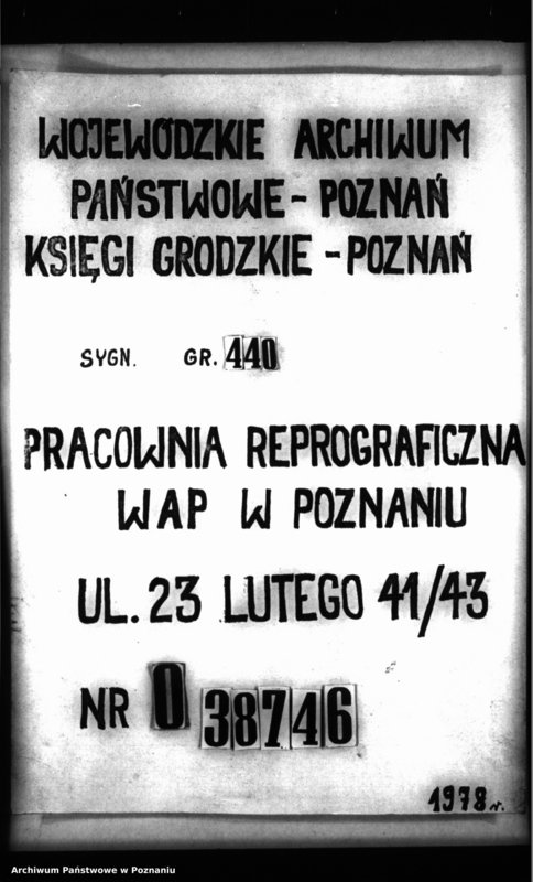 Obraz 1 z jednostki "Inscriptiones, resignationes [protocollon]"