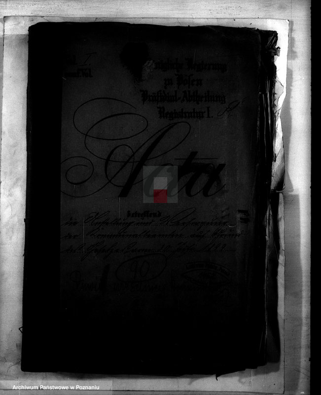 Obraz 4 z jednostki "Die Austellung und Versongung der Kommunalbeamten auf Grund des Gesetzes vom 30 Juli 1899 r."