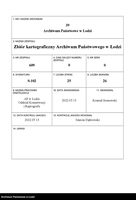 Obraz 1 z jednostki "Ruda Pabianicka Ersatzgelände Heinzelhof Gräberberg Strasse Litzmannstadt"