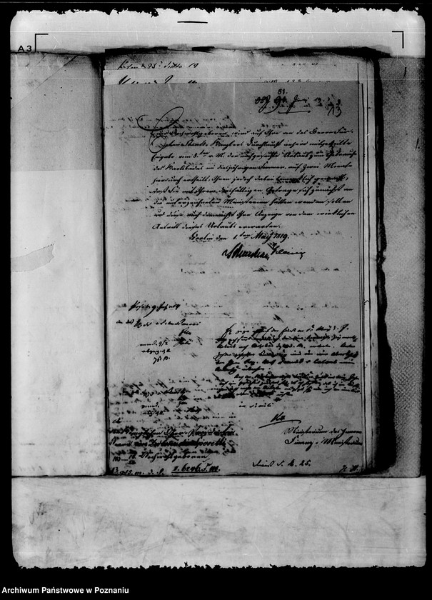 Obraz 18 z jednostki "Die dem Herrn Oberpräsidenten von Zerboni erteilten Urlaube."