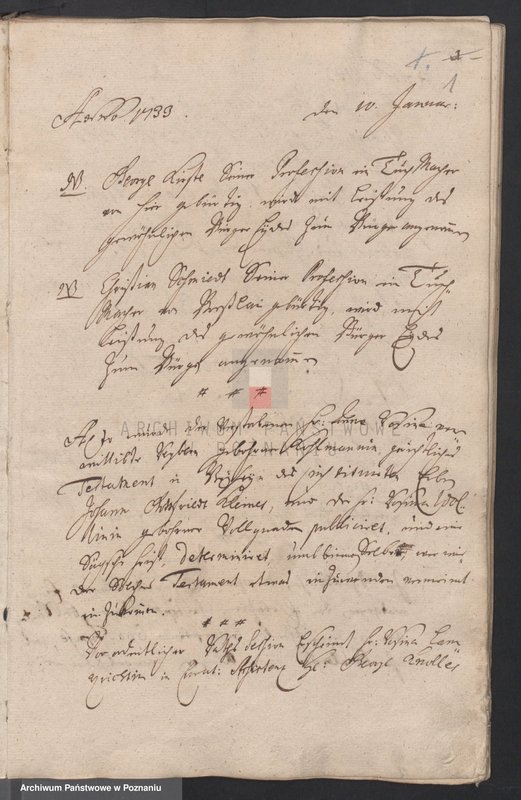 image.from.unit.number "Ratsprotokoll; język niemiecki, polski"