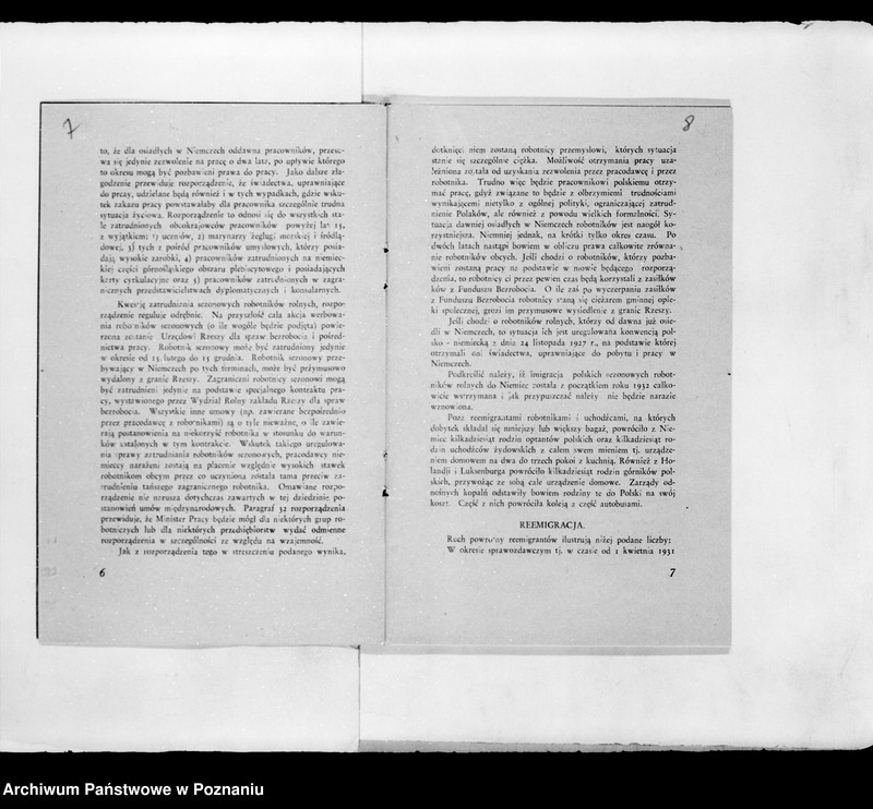 Obraz 10 z jednostki "Komitet Reemigracyjny w Poznaniu"