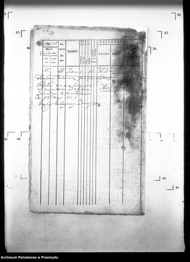 image.from.unit.number "[Kopie ksiąg metrykalnych parafii Twierdza z filiami Wojkowice, Zawadów (dekanat Sądowa Wisznia)]"