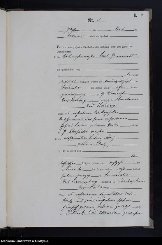 image.from.unit.number "Heiraths-Neben-Register Nr 1 - 14"