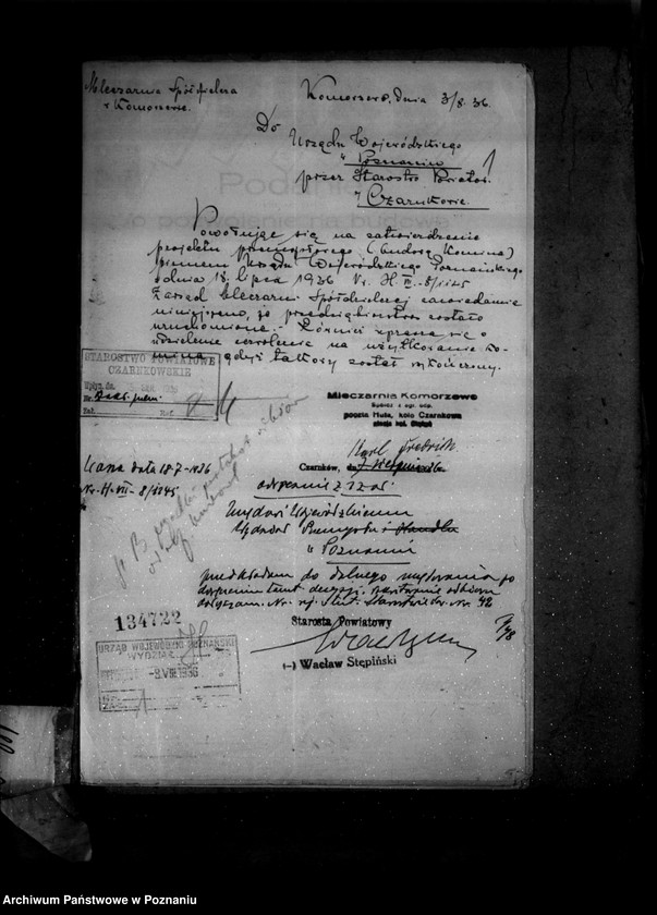 Obraz 5 z jednostki "Zatwierdzenie zakładu przemysłowego /mleczarni/ Firmy Molkereigenossenschaft z ograniczoną odpowiedzialnością w Konarzewie"