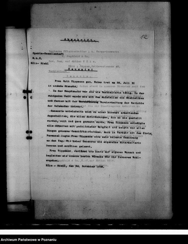 Obraz 16 z jednostki "Bewerbungen um Anstellung"