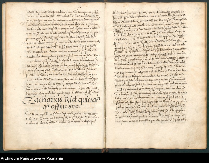 Obraz 12 z jednostki "Liber actorum civitatis Posnaniae."