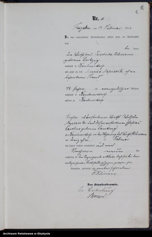 image.from.unit.number "Sterbe-Haupt-Register Nr 1 - 129"