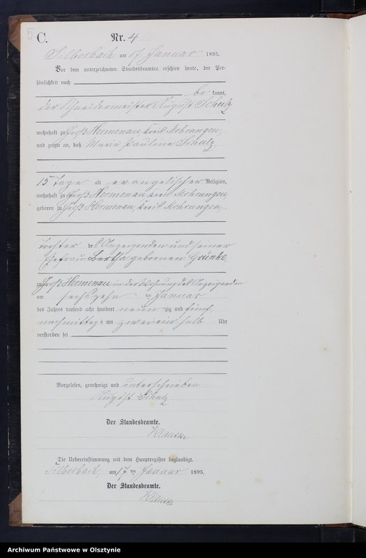 image.from.unit.number "Sterbe-Neben-Register Nr 1 - 45"