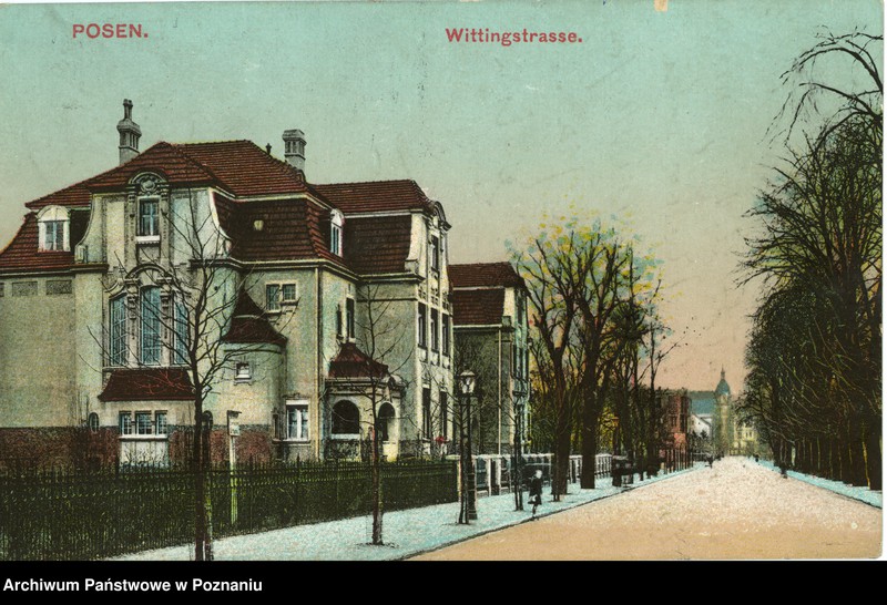 Obraz 1 z jednostki "Posen [Poznań] - Wittingstrasse [ulica Libelta]"