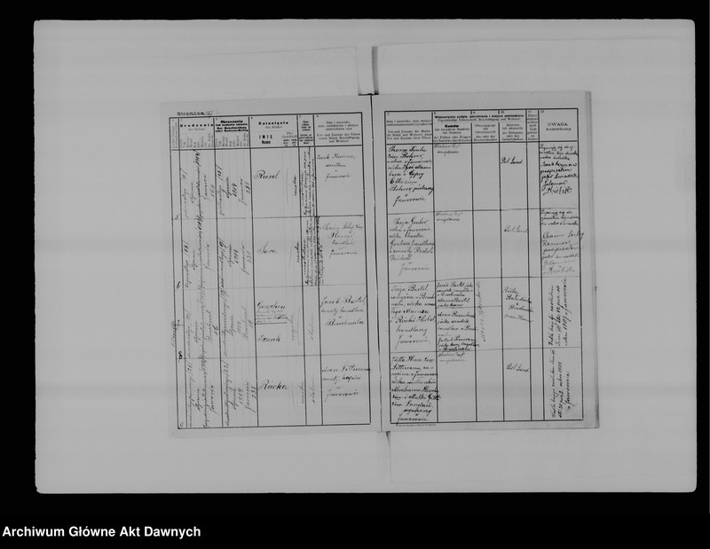 image.from.unit.number "Gmina wyznaniowa: Jaworów. Powiat: Jaworów. Księga metrykalna urodzeń, t. XII."
