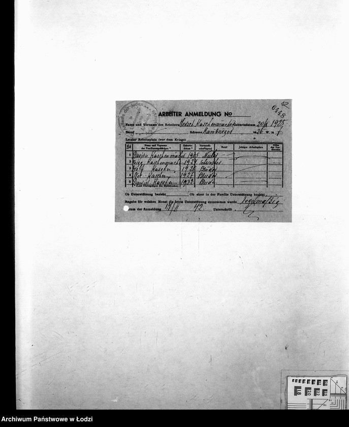 Obraz 15 z jednostki "[Podania o umożliwienie nauki zawodu]"