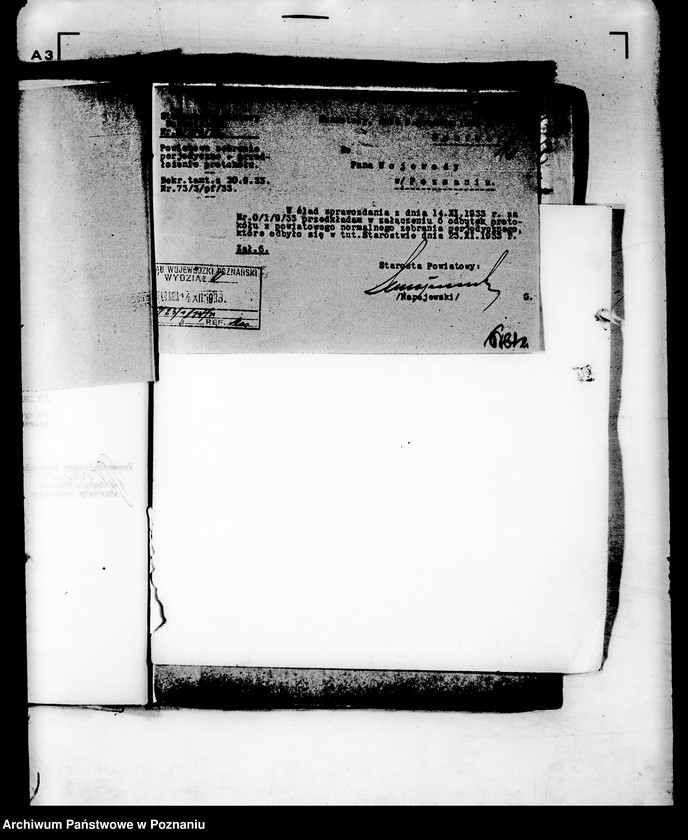 Obraz 19 z jednostki "Protokoły z zebrań periodycznych I instancji /naczelników władz i urzędów niezespolonych z terenu poszczególnych powiatów omawiające ogólną sytuację polityczną i społeczno-gospodarczą"