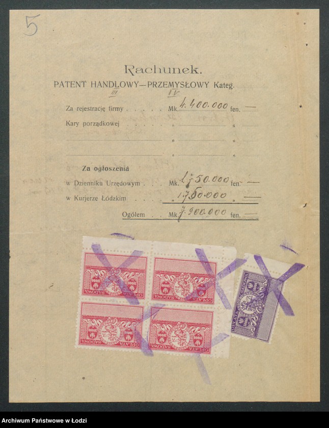 image.from.unit.number "Otton Bernhard – zakład powroźniczy oraz sprzedaż sznurków i linek"