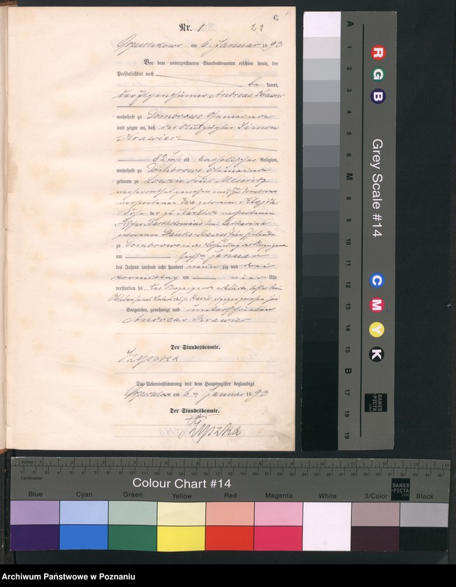 Obraz 4 z jednostki "Księga zgonów"