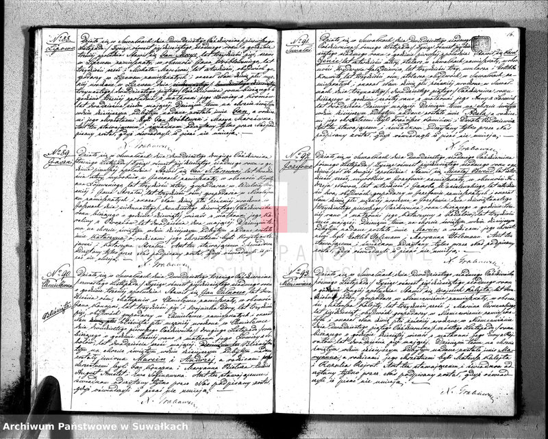 image.from.unit.number "Duplikat Akt Urodzonych, Zaślubionych i Zeszłych Parafij Ewangelicko-Augsburgskiej Suwałki za rok 1857"