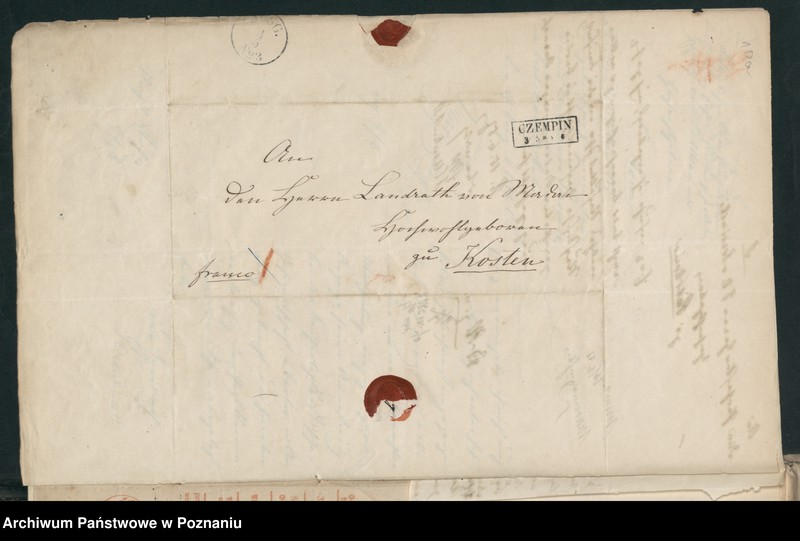 Obraz 17 z jednostki "A. betr. den polnischen Flüchtling Eduard, Vinzent von Trzciński"