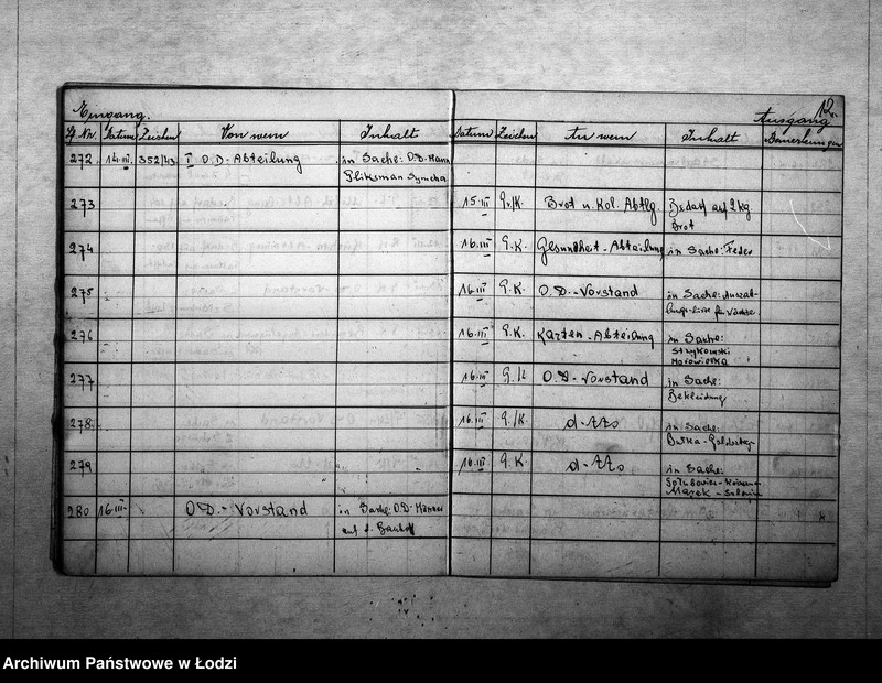 Obraz 16 z jednostki "[Dziennik korespondencji przychodzącej i wychodzącej IV rewiru]"