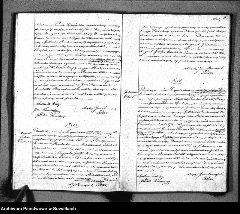 image.from.unit.number "Duplikat Aktów Stanu Cywilnego Urodziń, Małżeństw i Zejść Parafii Ewangelicko-Reformowanej Serejskiej na rok 1852"