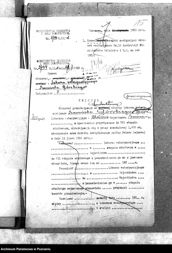 Obraz 20 z jednostki "Pow. lekarz Weterynaryjny Chełmno"