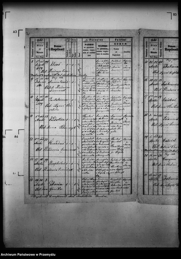 Obraz 7 z jednostki "[Kopie ksiąg metrykalnych parafii Nowa Wieś z filią Łosie (dekanat Muszyna)]"