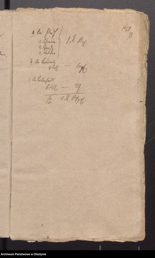 image.from.unit.number "Accisse Vergütungs-Sachen für Prediger der Schwarzsteinsche Gemeine"