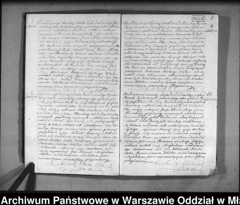 image.from.unit.number "Akta urodzeń, małżeństw i zgonów"