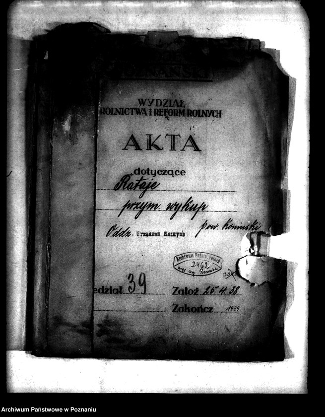 Obraz 4 z jednostki "Majątek Rataje powiatu konińskiego przymusowy wykup"