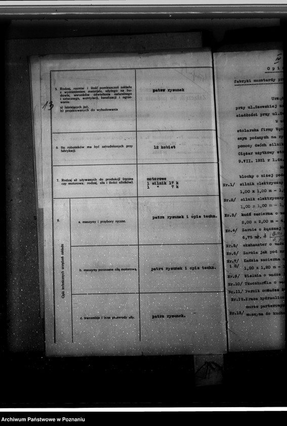 Obraz 18 z jednostki "Zatwierdzenie wytwórni musztardy H. Jarosz Poznań"