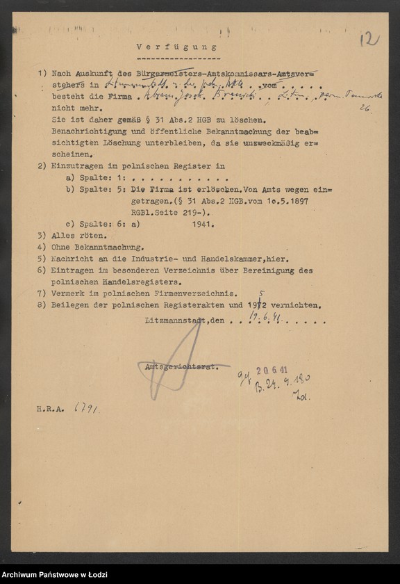 Obraz 14 z jednostki "Abram Josek Branicki – sklep spożywczy"