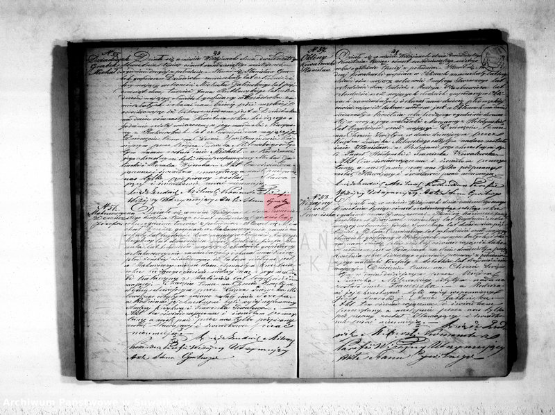 Obraz 17 z jednostki "Duplikat akt urodzonych, zaślubionych i zmarłych parafii wiżajńskiej na rok 1866"