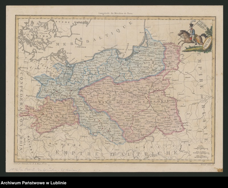 Obraz z jednostki "[Mapa Księstwa Warszawskiego i Królestwa Prus]"