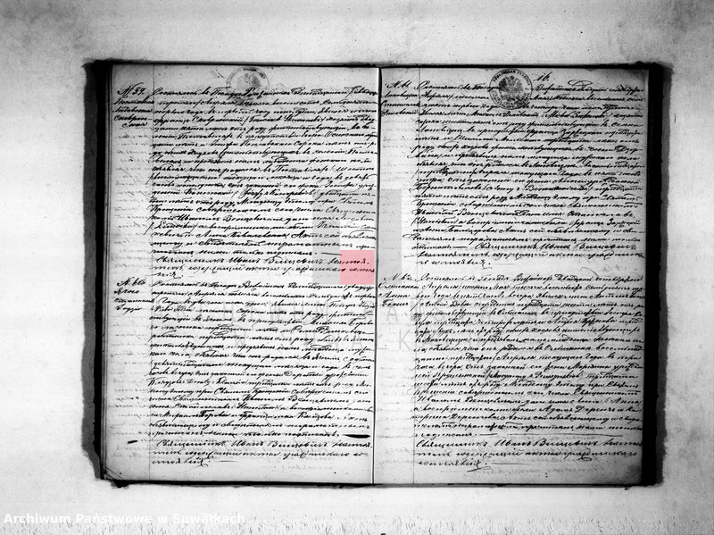 Obraz 18 z jednostki "Duplikat uroždennych, umeršich i brakosočetavšichsja rimsko-katoličeskogo vižajnskogo prichoda za 1871god"