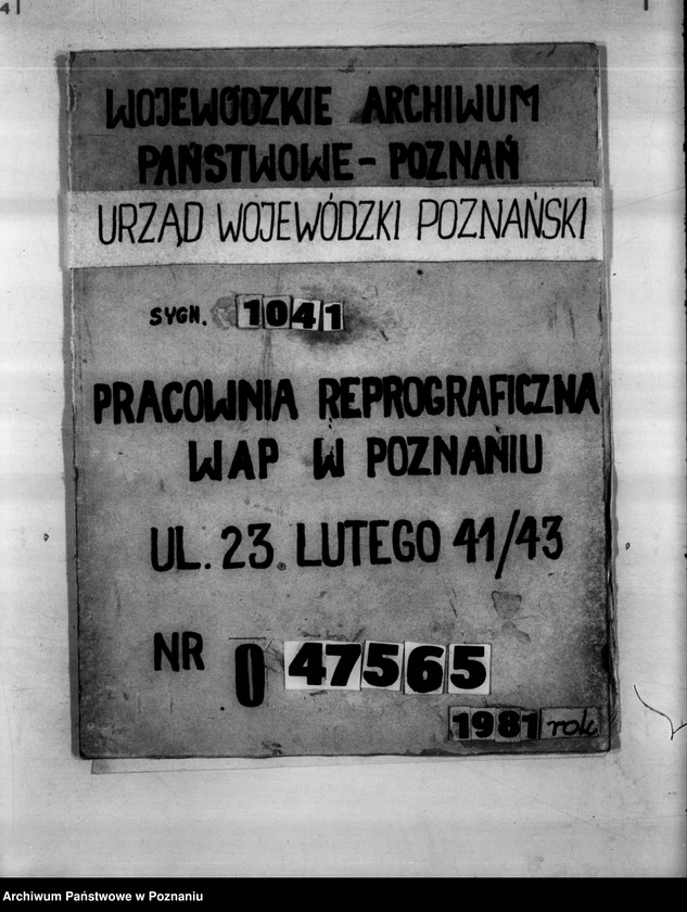 Obraz 1 z jednostki "/ Kasa Bezprocentowego Kredytu Rzemiosła Chrześcijańskiego w Poznaniu/"