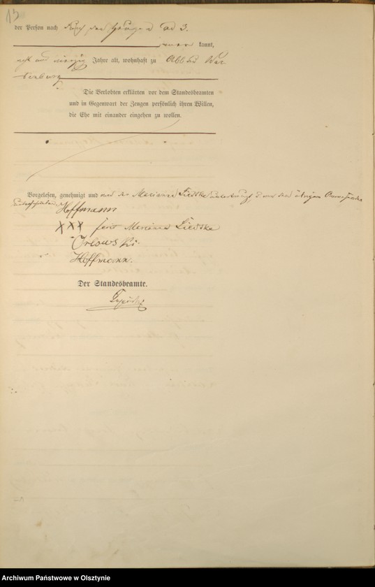 image.from.unit.number "Haupt-Heirats-Register Nr 1 - 13"