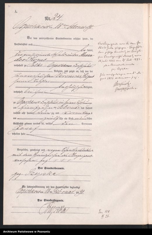 Obraz 12 z jednostki "Księga urodzeń"