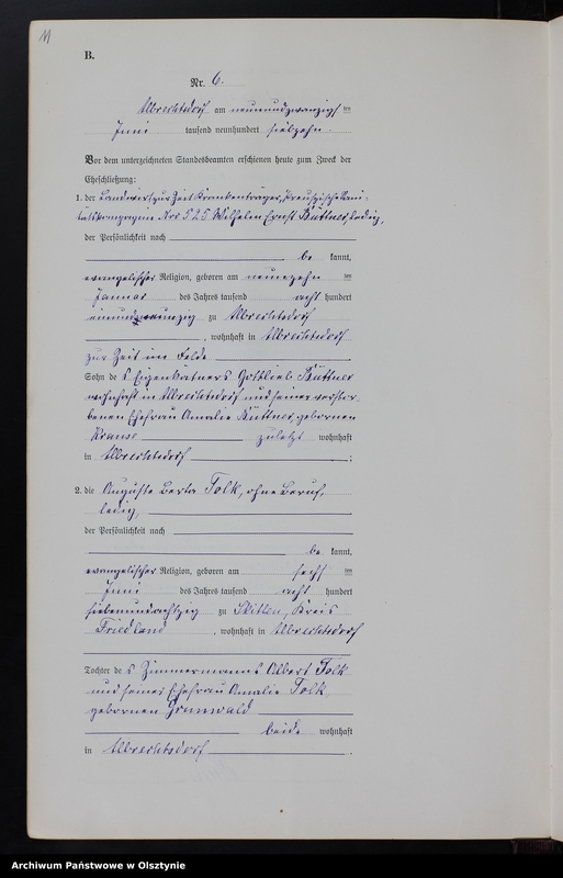 image.from.unit.number "Heiraths-Neben-Register Nr 1 - 9 [ Księga małżeństw - wtóropis ]"