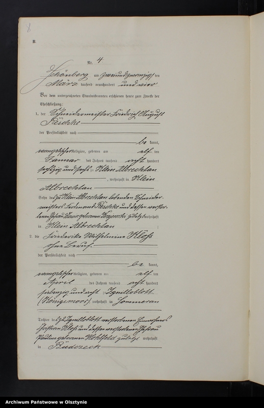 image.from.unit.number "Heiraths-Neben-Register Nr 1 -19"