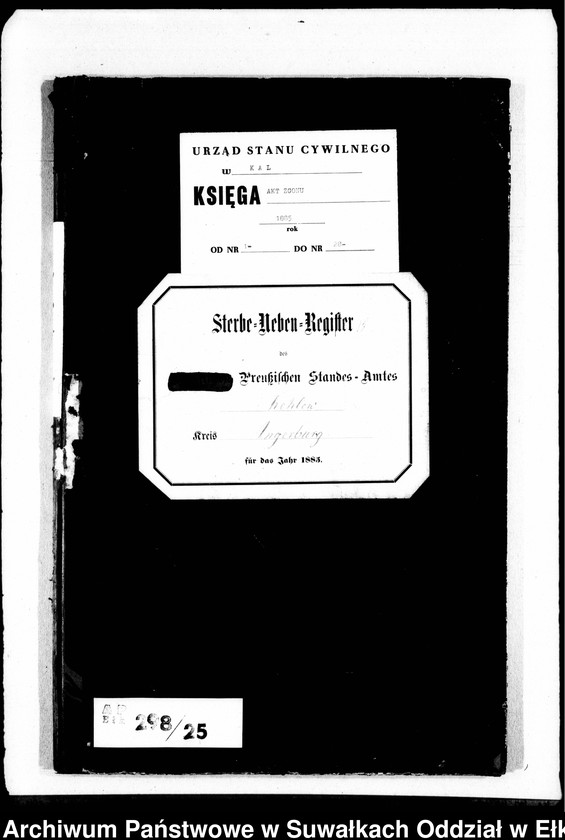 image.from.unit.number "Sterbe-Neben-Register des Preussischen Standes-Amtes Kehlen Kreis Angerburg"