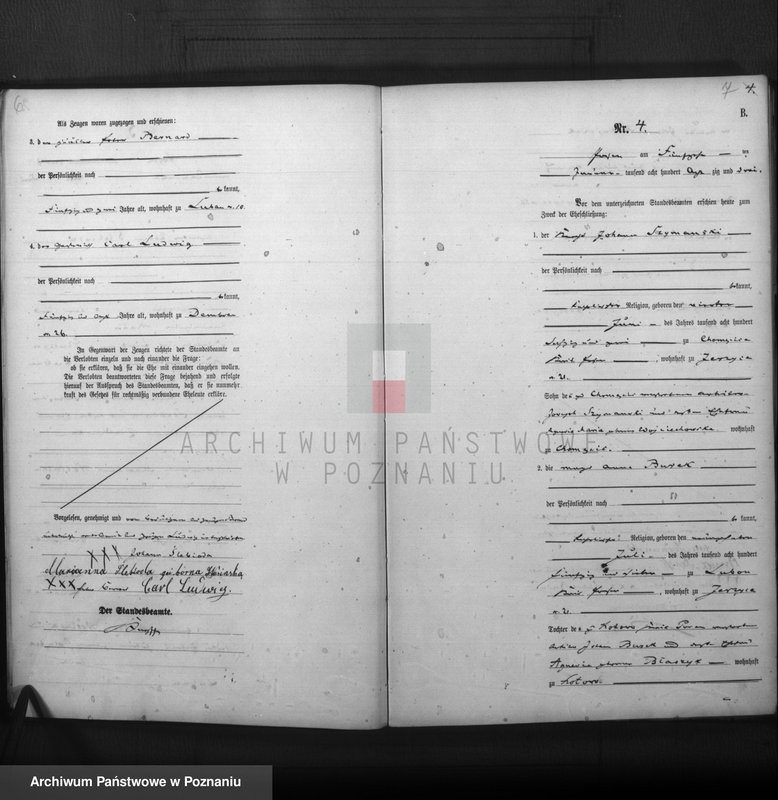 Obraz 5 z jednostki "Księga małżeństw"