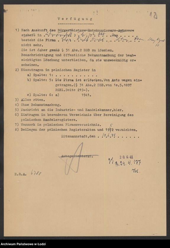 Obraz 14 z jednostki "Chaja Ruchla Biedak – sprzedaż towarów spożywczych"