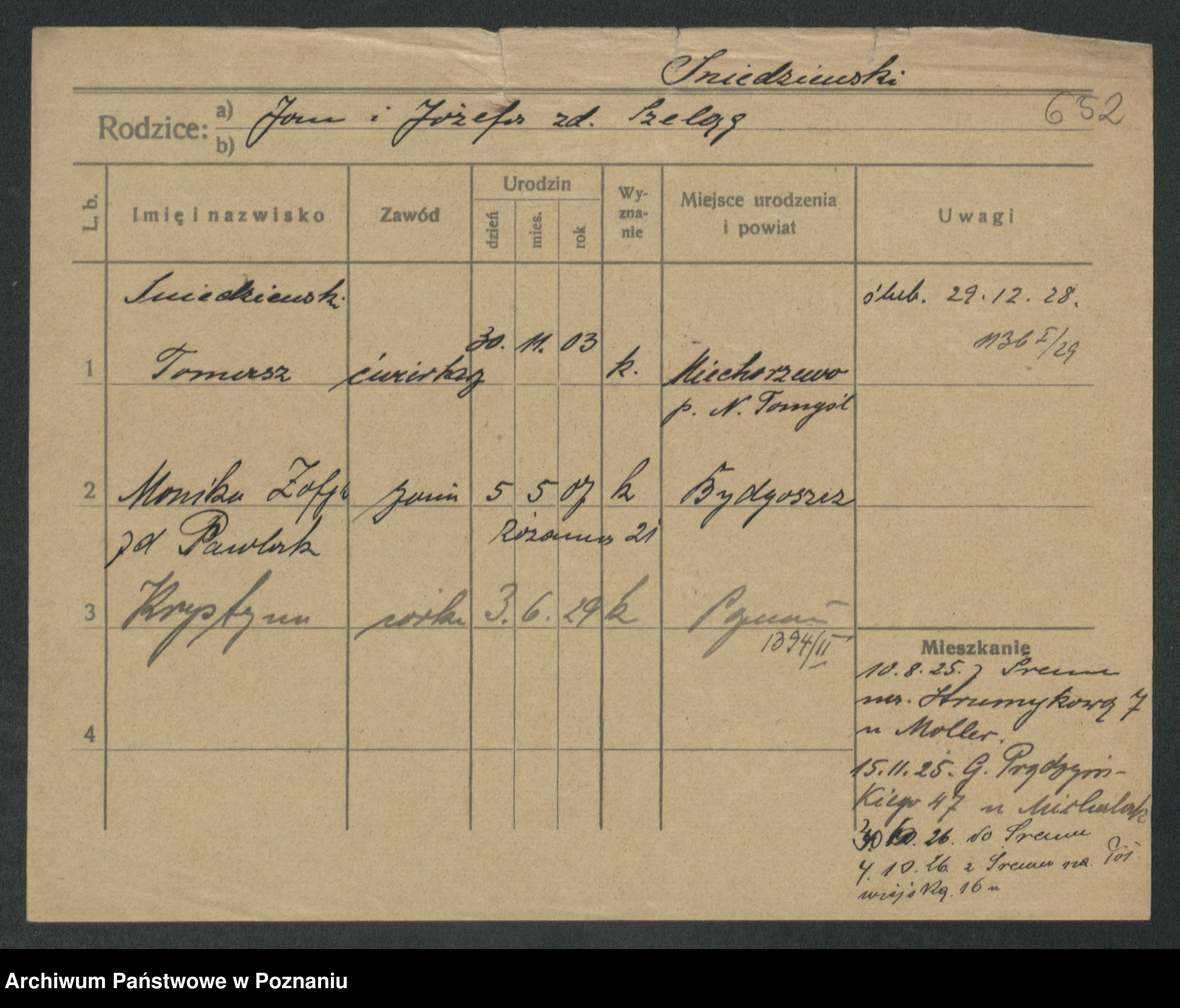 Skan z jednostki: Smyka - Sobaniak