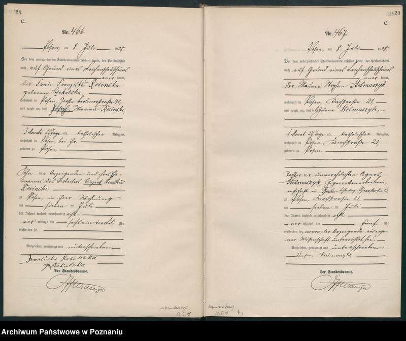 Obraz 17 z jednostki "Księga miejscowa zgonów tom II [Rejestr główny zgonów]"