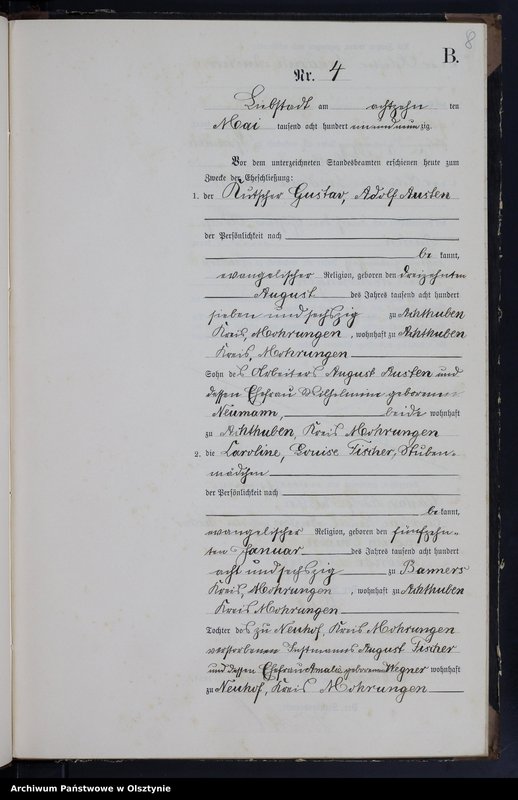 image.from.unit.number "Heiraths-Neben-Register Nr 1 - 14"