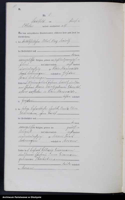 image.from.unit.number "Heiraths-Neben-Register Nr 1 - 13"