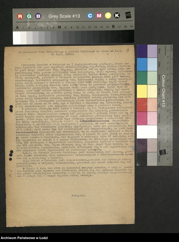 Obraz 2 z jednostki "Sprawozdania instruktorów [Wydziału] z pobytu w terenie"