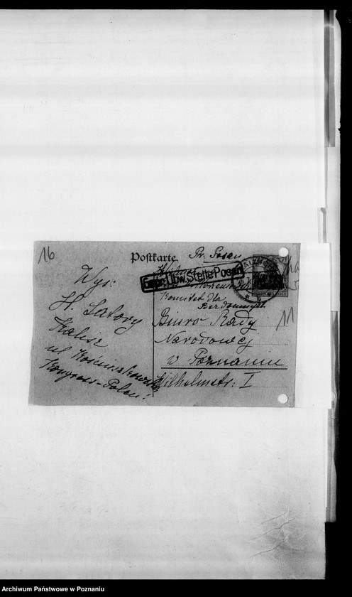 Obraz 16 z jednostki "Korespondencja różna Komitetu dla Bezdomnych uchodźców."