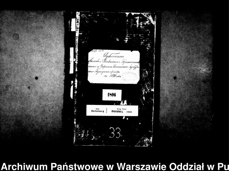 Obraz 3 z jednostki "Akta urodzeń, małżeństw i zgonów"